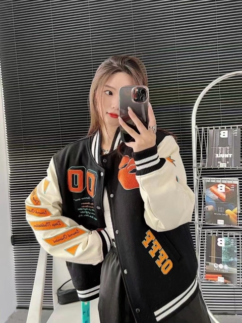 Off White Moon Jacket Black Color