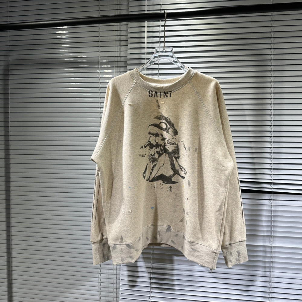 Saint EVANGELION Broken Design Crewneck