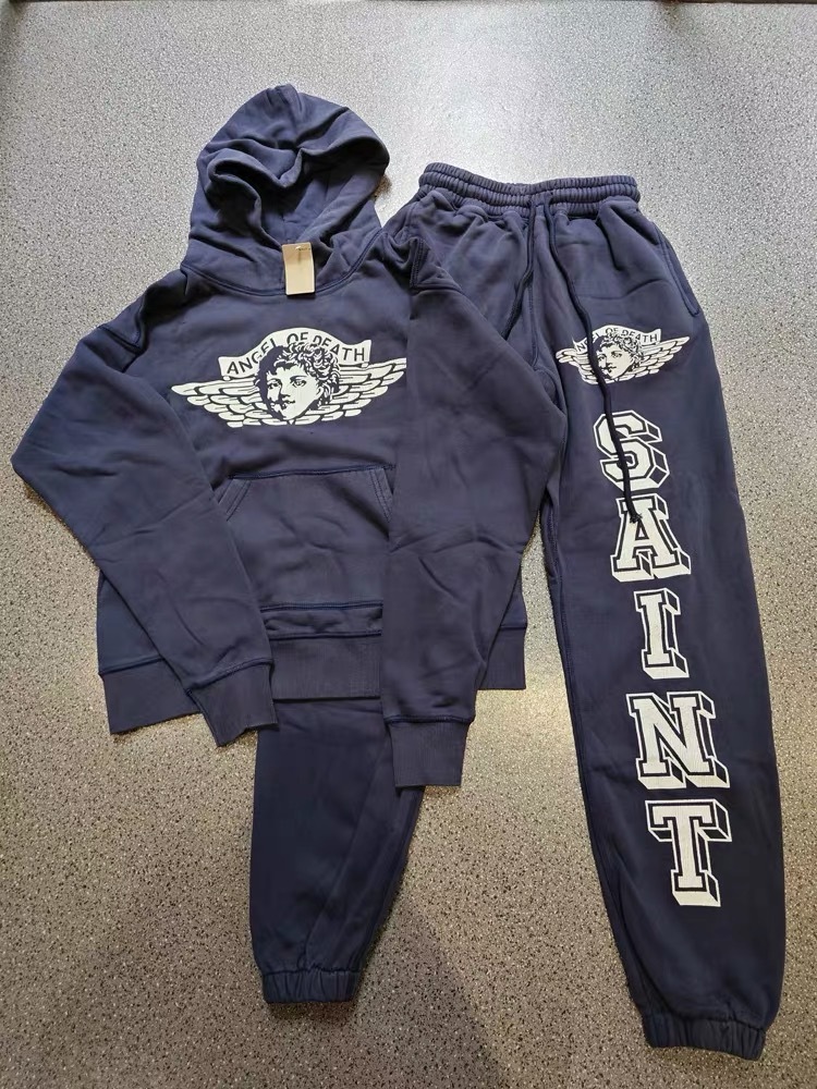 Saint Michael angel print suit