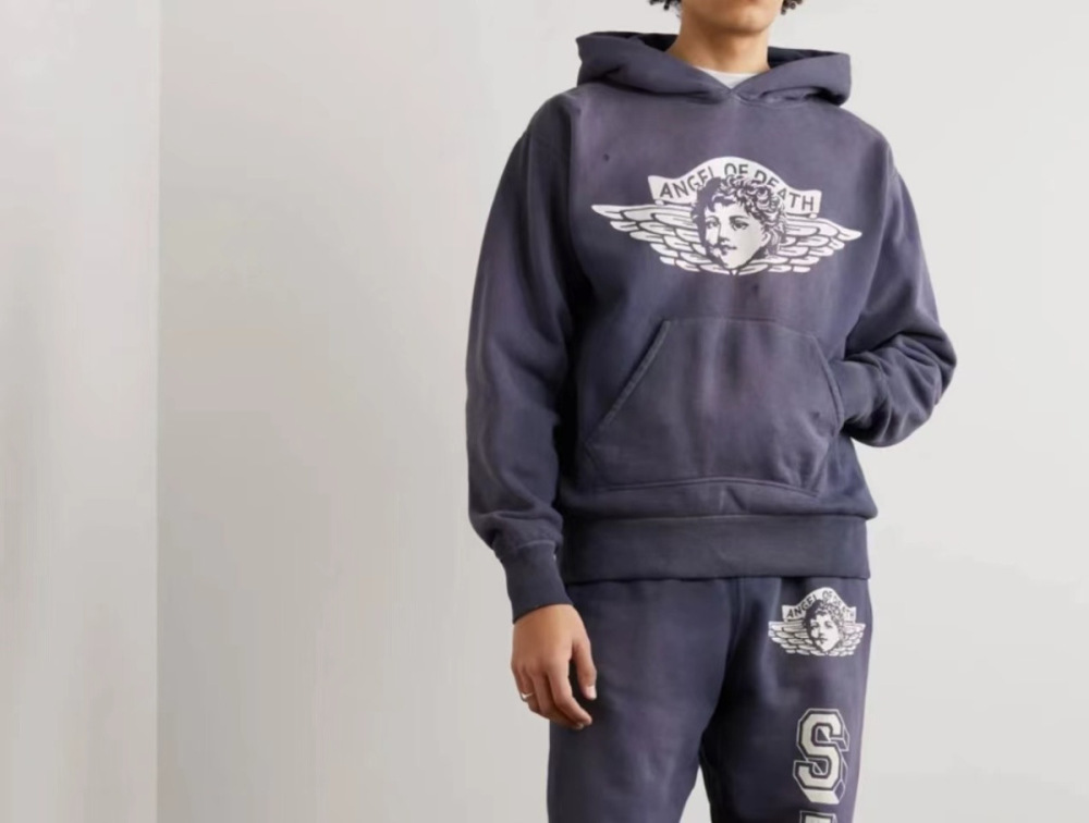 Saint Michael angel print suit