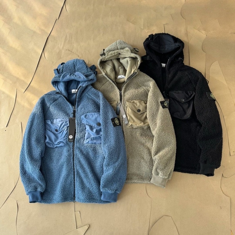 Stone Island fleece jacket 3 colors