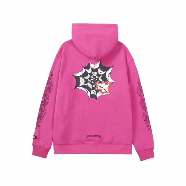 Chr0me Hearts Net Mouse Hoodie Pink