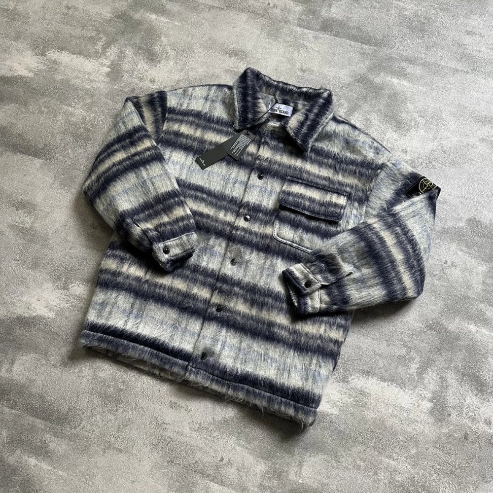 Stone island zebra stripes coat