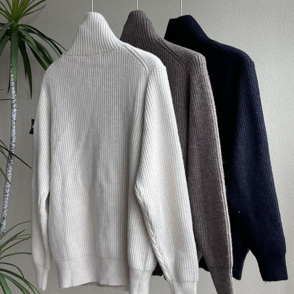 Stone Island high-necked knitted sweater 3 colors