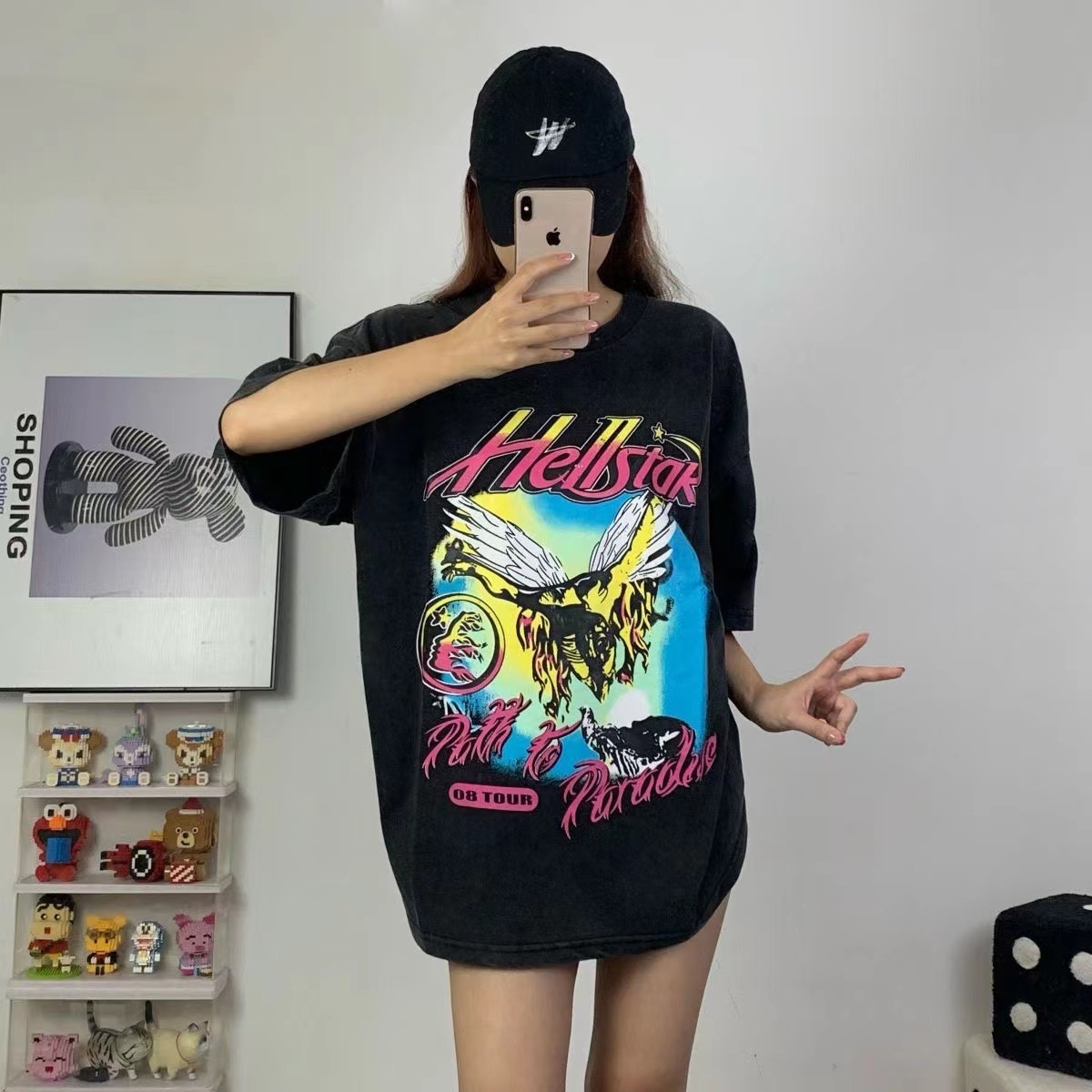 Hellstar Eagle Shirt Black