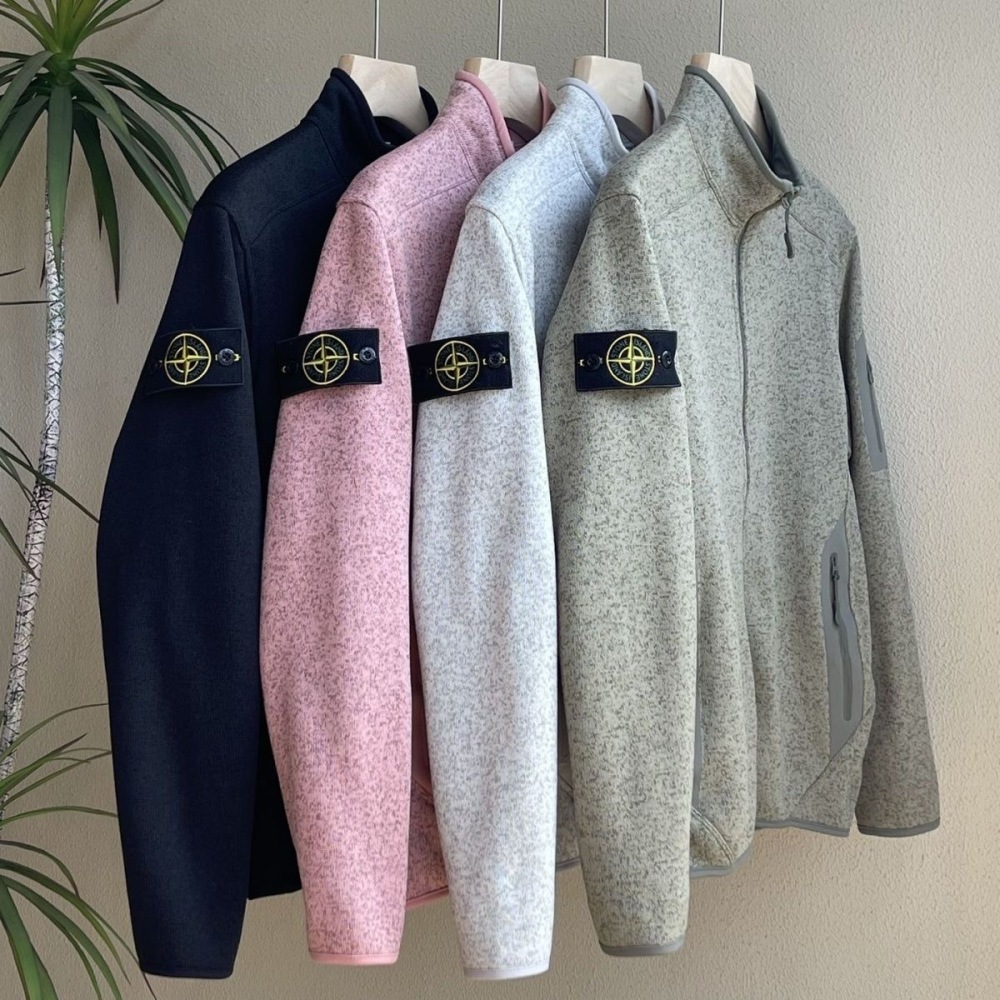 Stone Island Knitted Fleece Sports coat 4 Colors