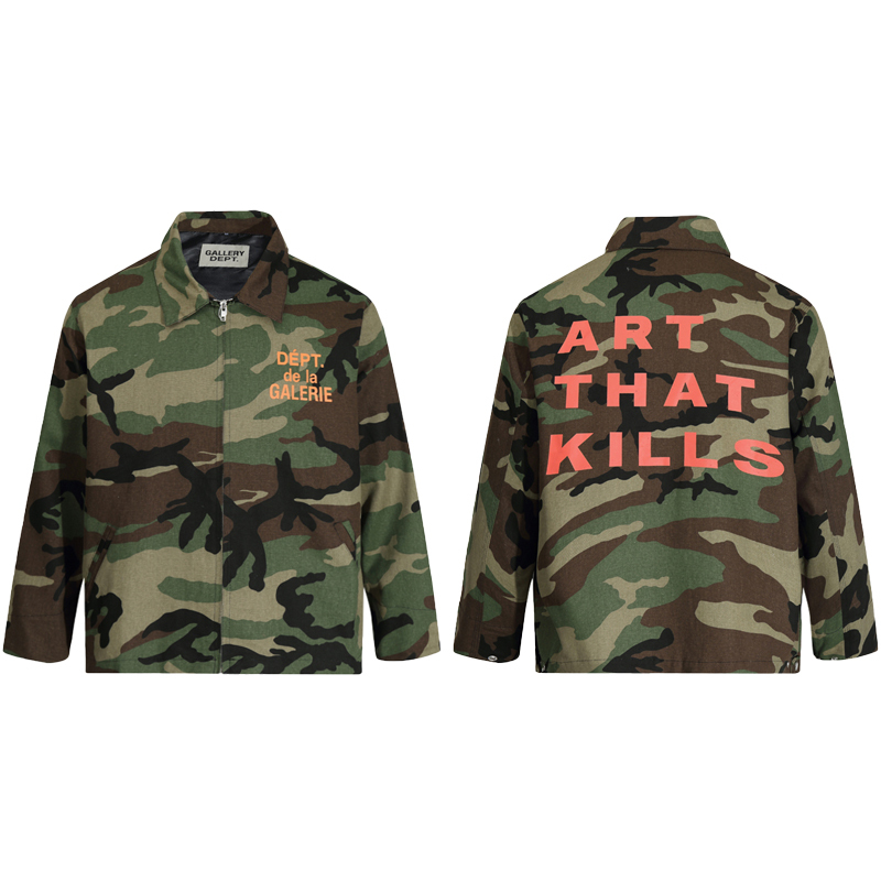 Gallery Dept Green Camo Jacket