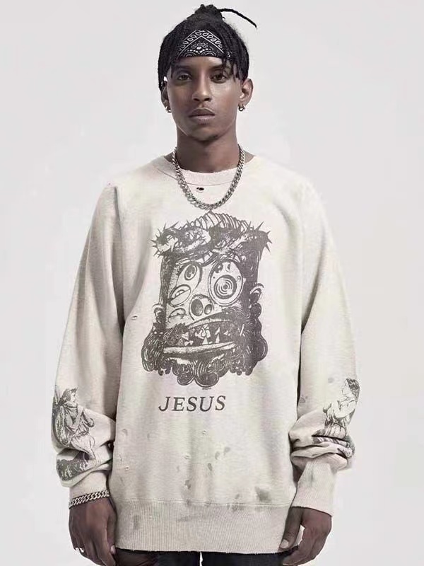 Saint Michael Jesus Crewneck