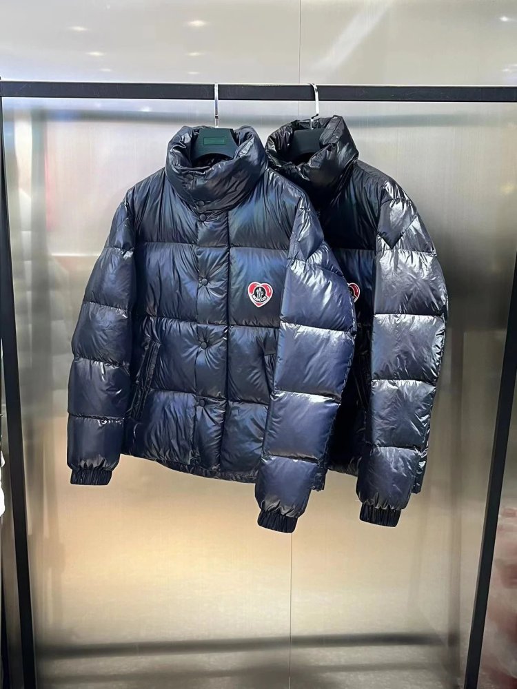 M0ncler heart logo down jacket 2 colors