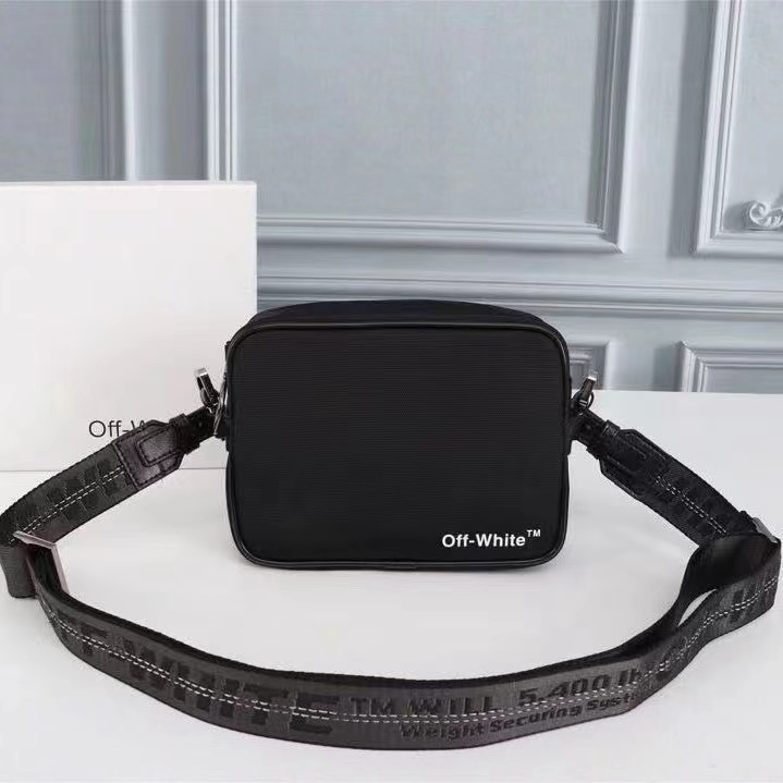 Off White Camera Bag 20x15x10cm