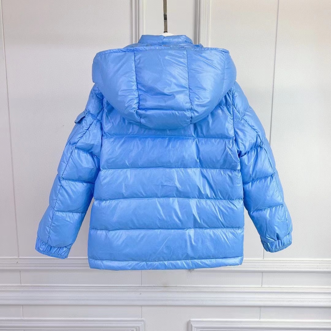 Kids M0ncler Maya Down Jacket Blue