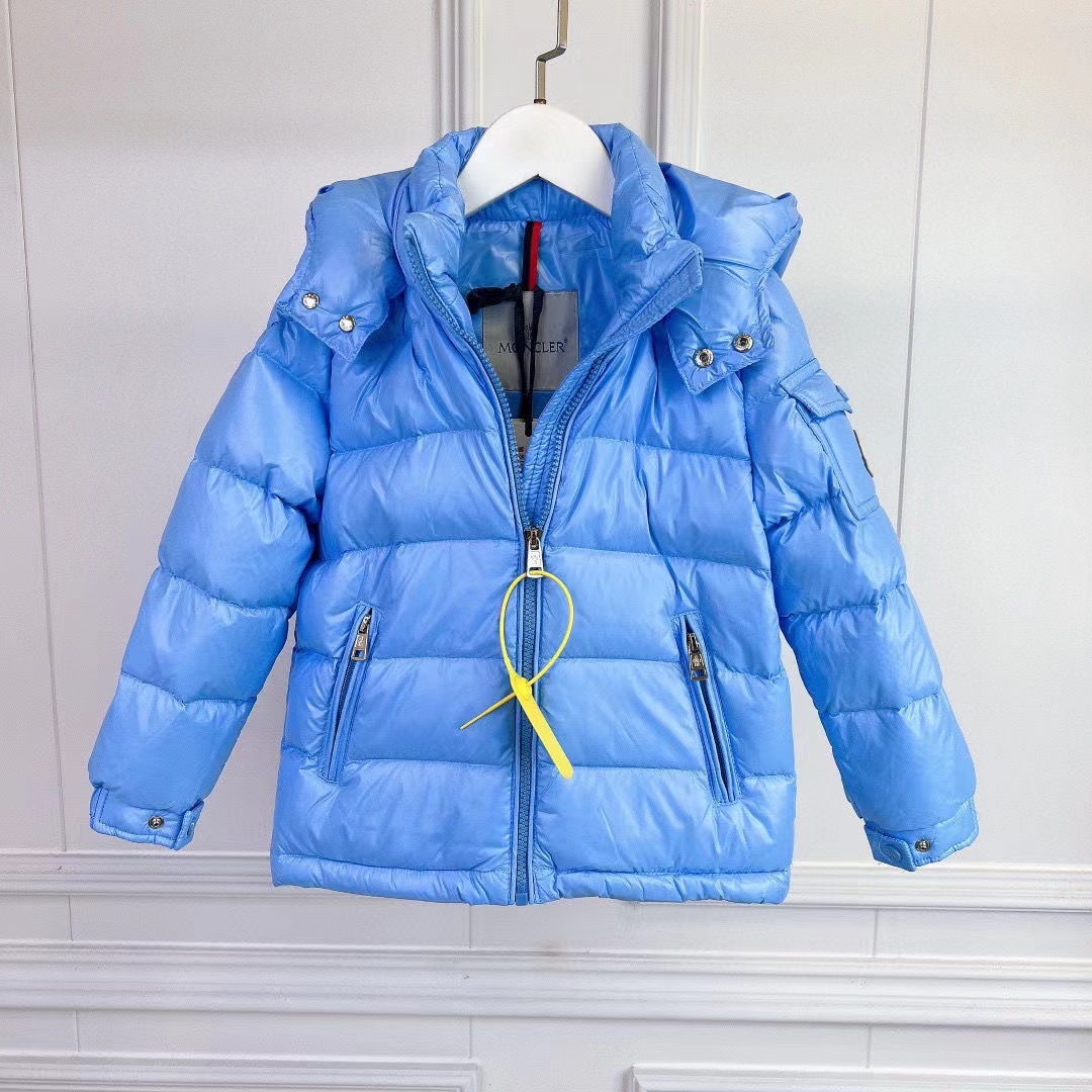 Kids M0ncler Maya Down Jacket Blue