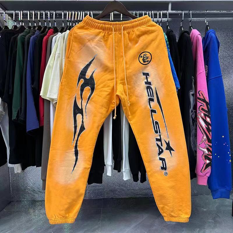 Hellstar Orange Hoodie and Pants