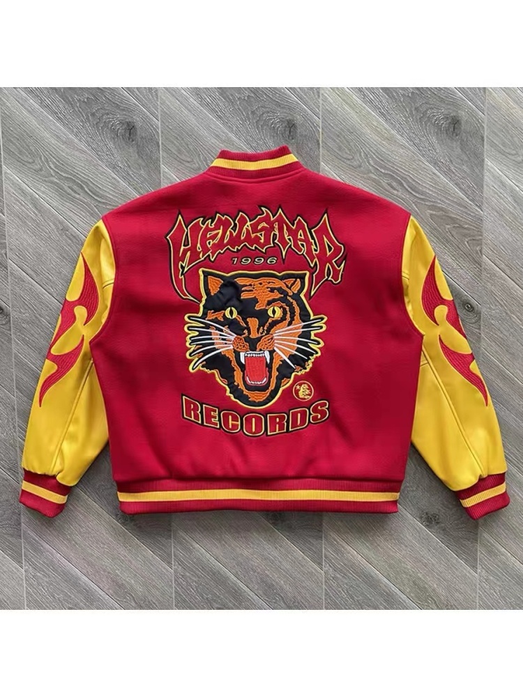 Hellstar Tiger Red Varsity Jacket