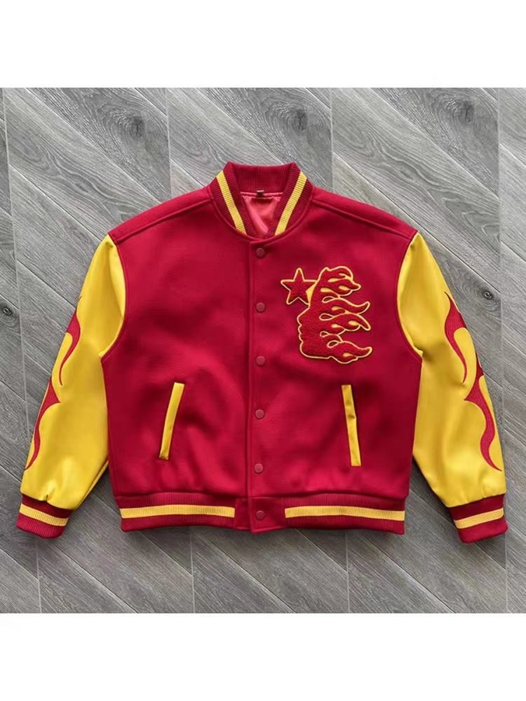 Hellstar Tiger Red Varsity Jacket