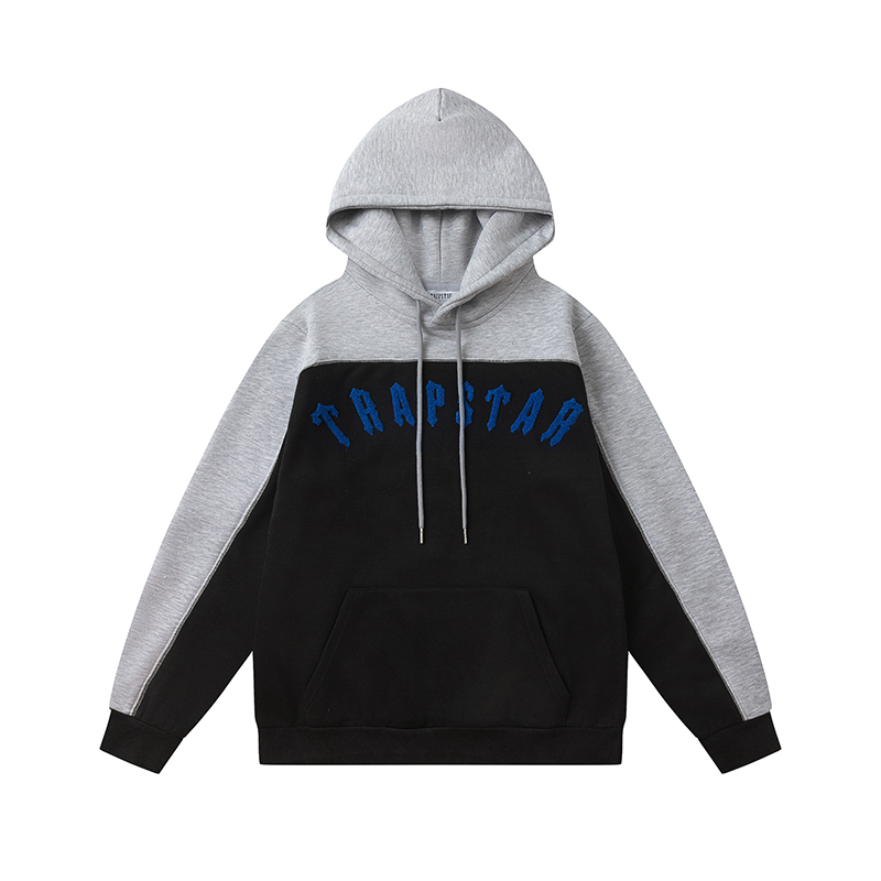 Trapstar Embroidered Letter Patchwork Color Block Fleece Suit 2 Colors