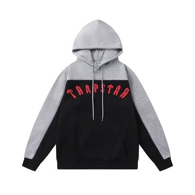 Trapstar Embroidered Letter Patchwork Color Block Fleece Suit 2 Colors