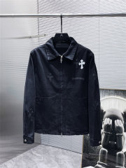 Chrome Hearts Cross Embossed Denim Jacket