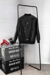 Chrome Hearts Sword Embroidered Leather Jacket with Silver Hardware