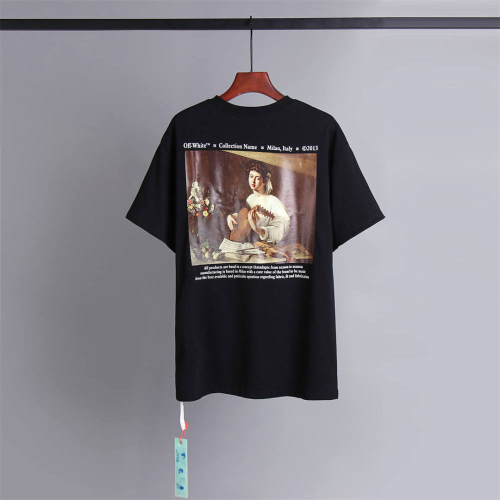 Caravaggio Religious Oil Print Tee 4 colors