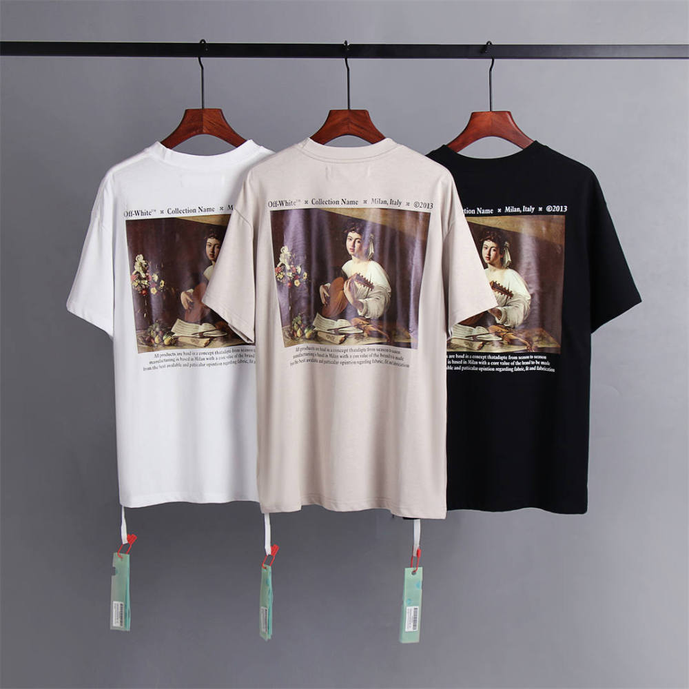 Caravaggio Religious Oil Print Tee 4 colors