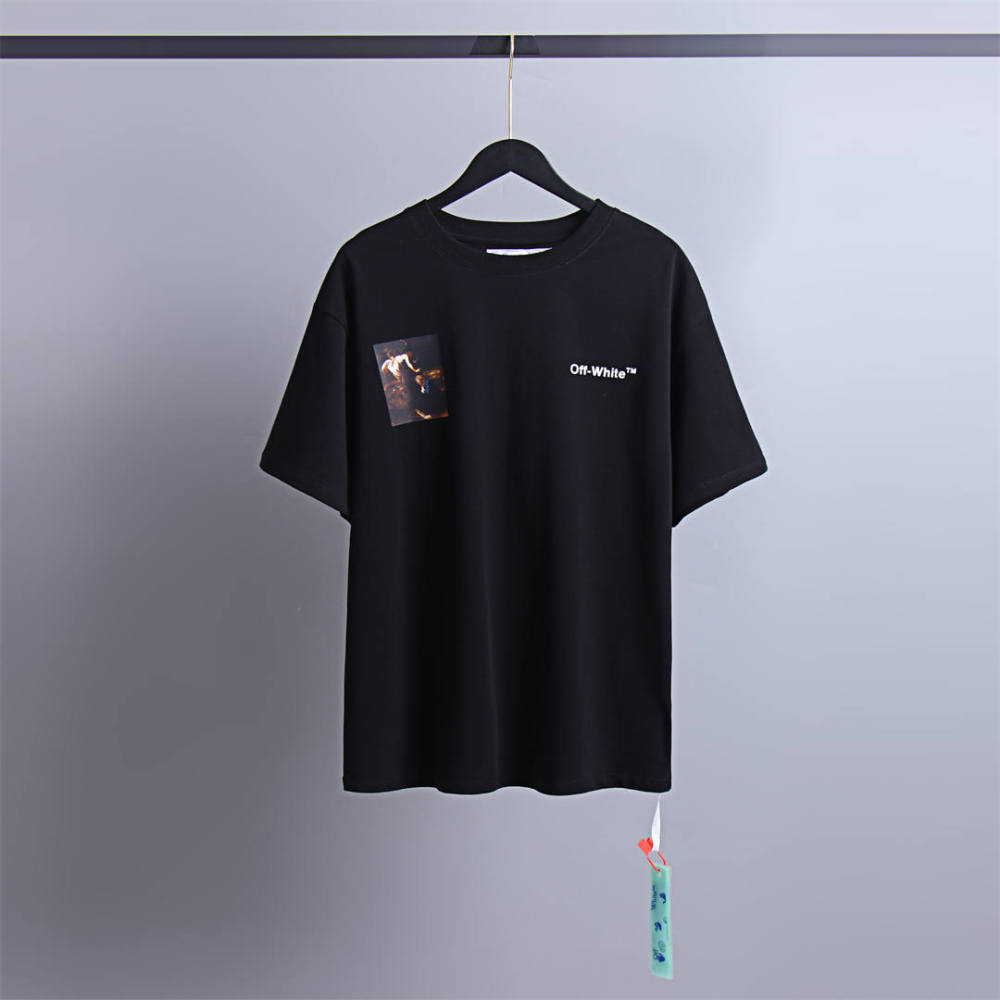 Caravaggio Religious Oil Print Tee 4 colors