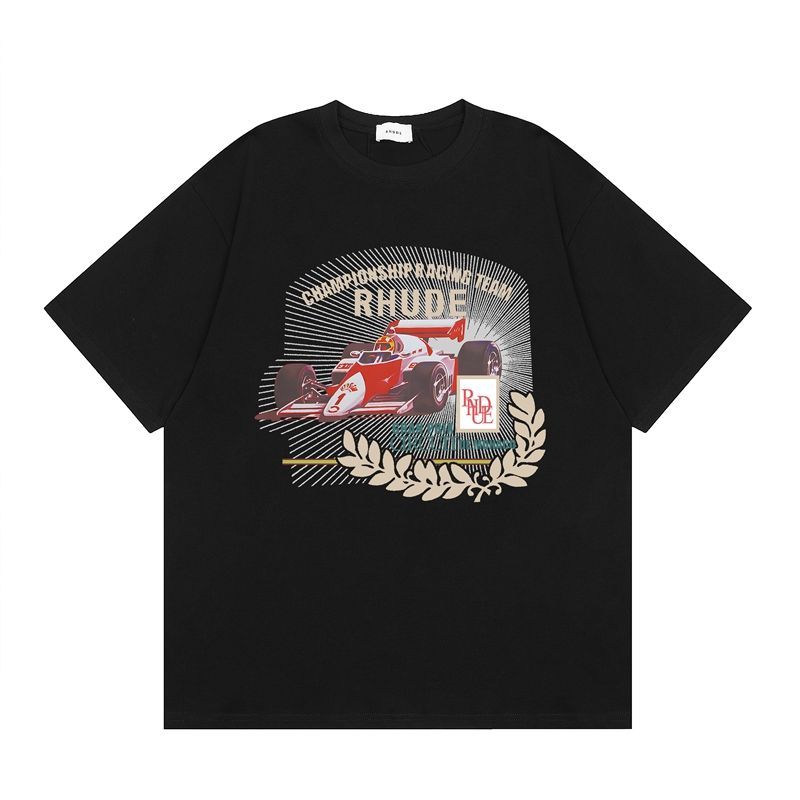 Racing Letter Printed Couple's T-Shirt