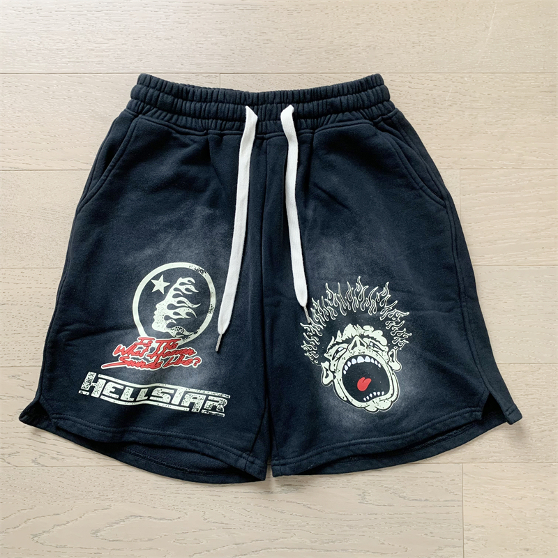 HS Yelling Man Washed Shorts