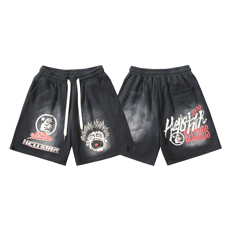 HS Yelling Man Washed Shorts