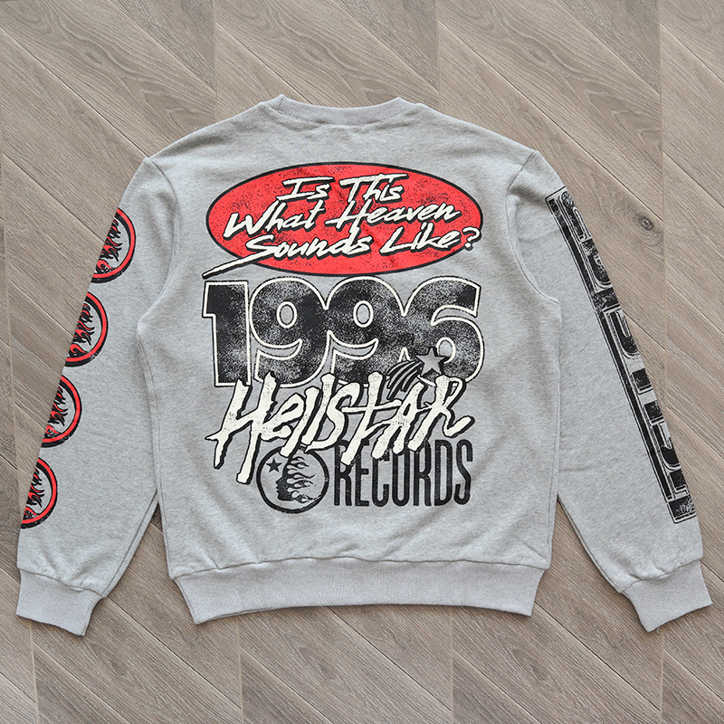 Hellstar Studios Records Crewneck Grey