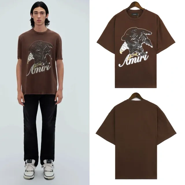 @miri Eagle Print Tee Brown