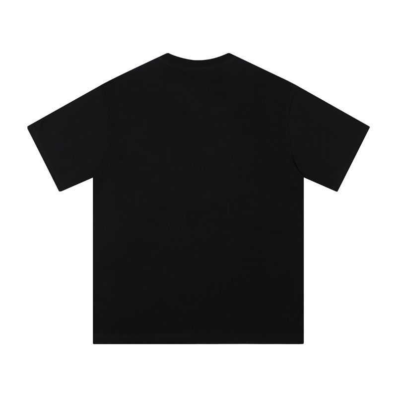 Saint Michael Graffiti Earth Print Tee Black White