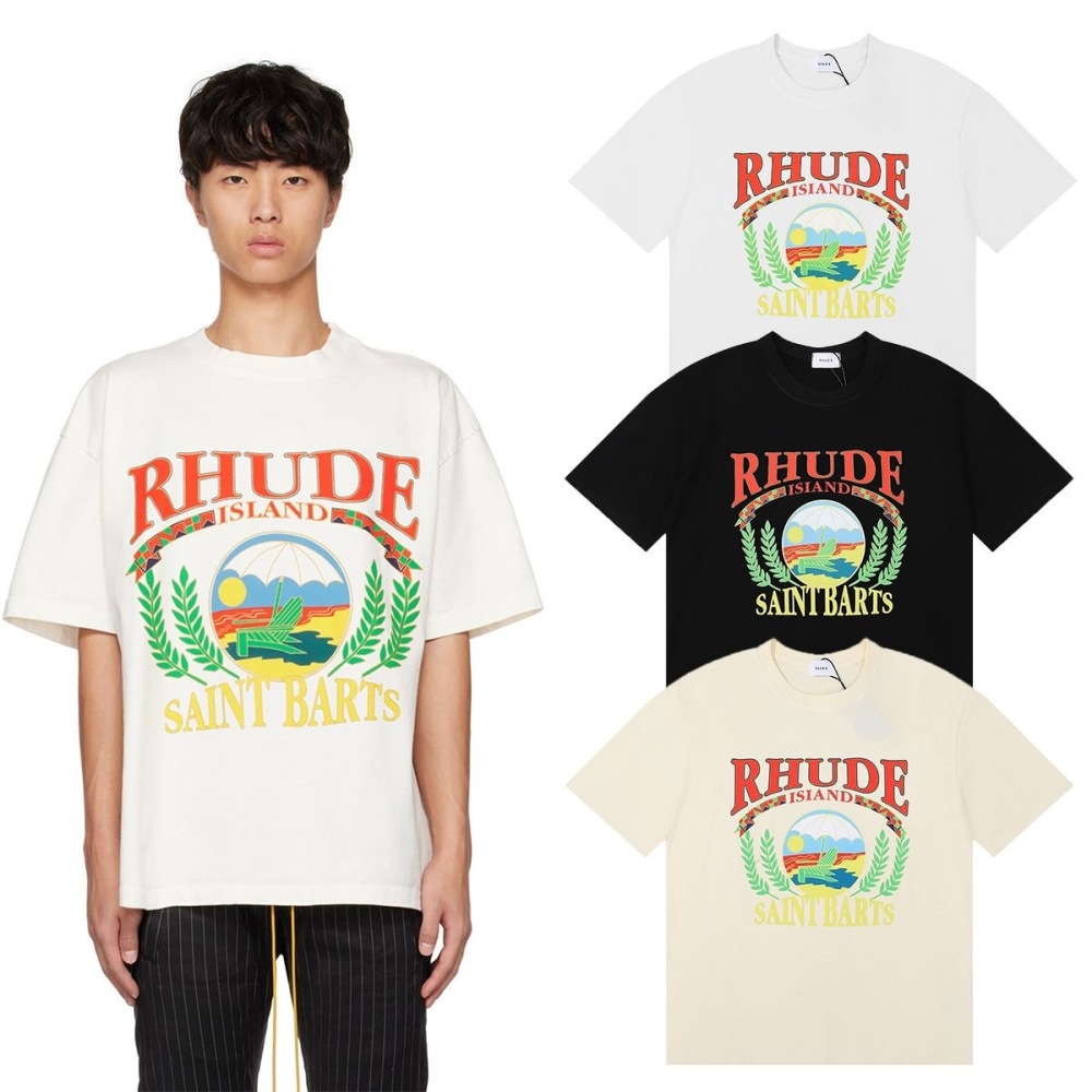 Rhude sunset beach tee 3 colors