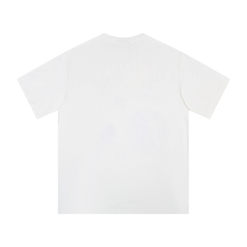 Saint Michael Graffiti Earth Print Tee Black White
