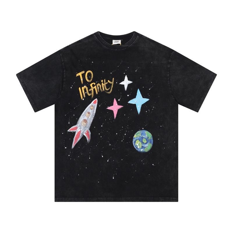 Saint Michael Rocket Graffiti Tee Black