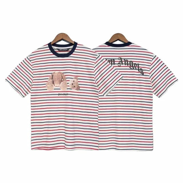 Palm Angels Stripe Bear T-Shirt
