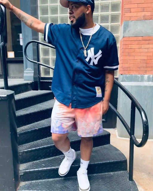 EE Eric Emanuel Pink Cloud Shorts