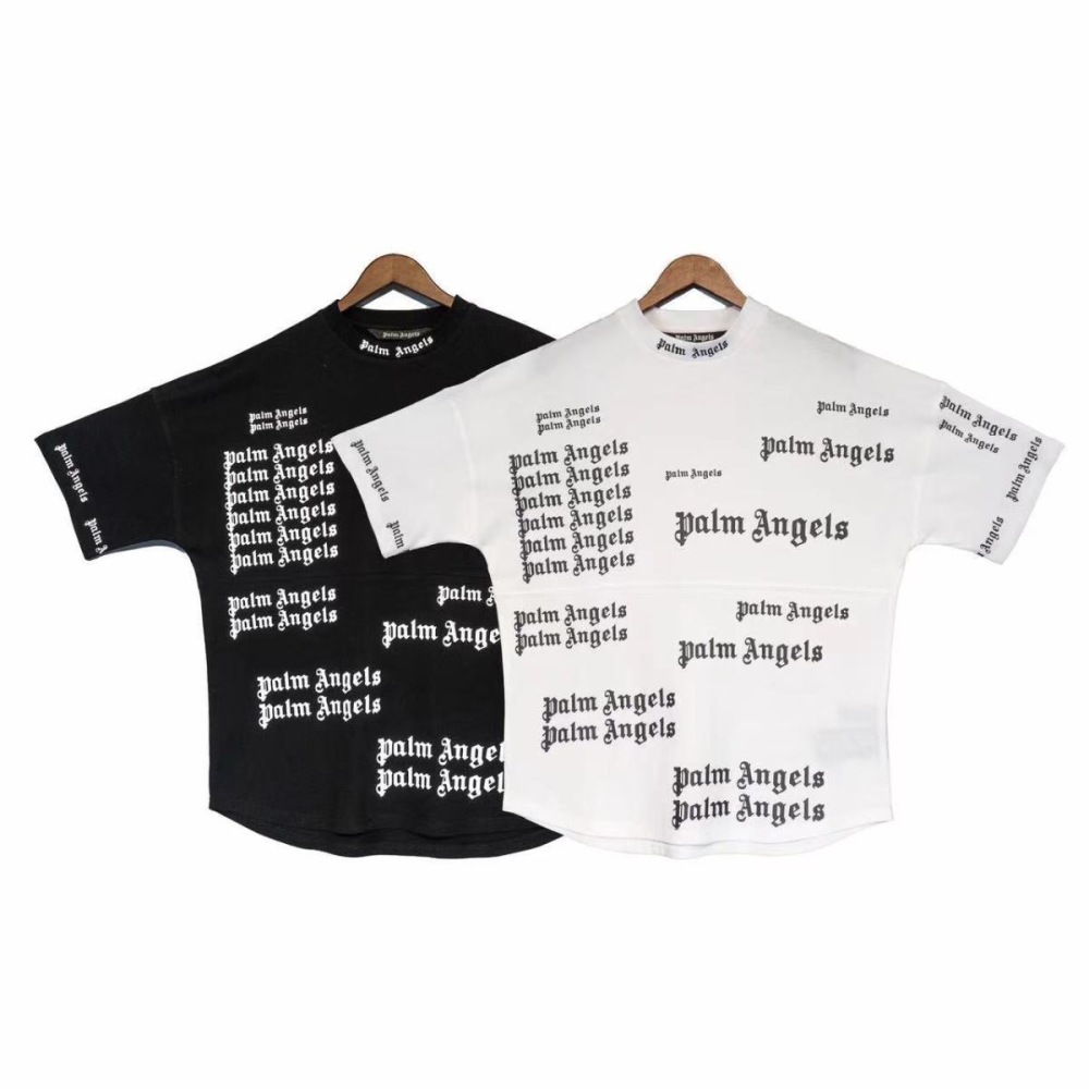 PA Full Of Letters Tee Black White