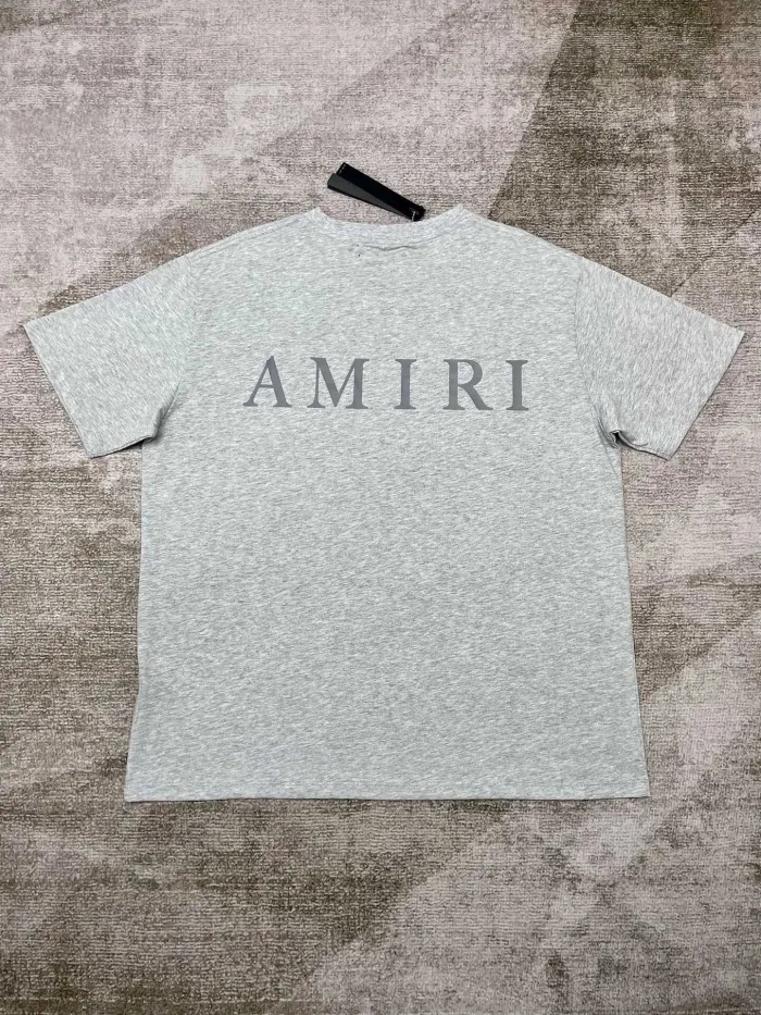 1:1 quality version Classic Solid Color Letter Paddle Print Tee