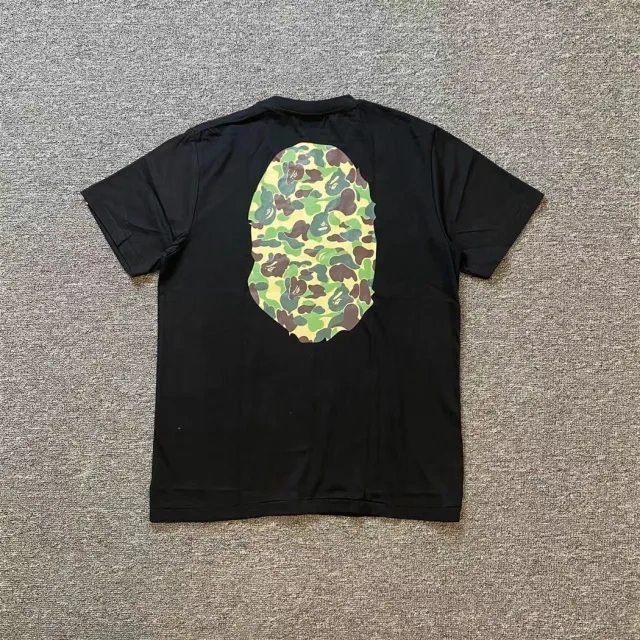 1:1 Quality Bape ABC Camo T-Shirt Black White