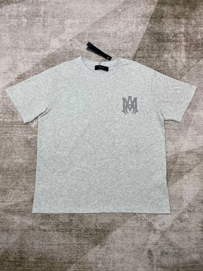 1:1 quality version Classic Solid Color Letter Paddle Print Tee