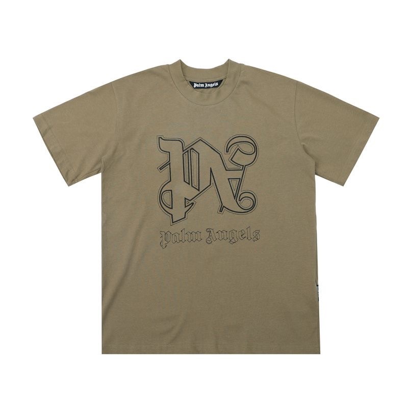 PA Monogram Embroidery Tee Olive