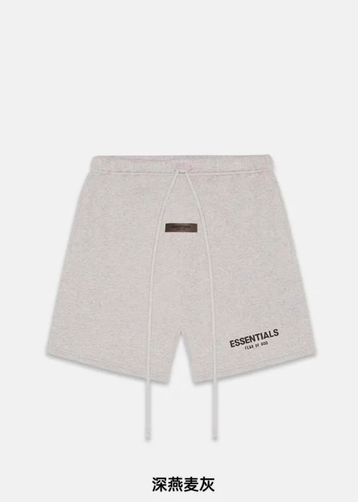 1:1 quality version Black flocking printed shorts