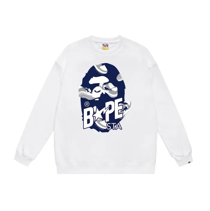 Casual Shoes Printed Round Neck Sweatshirt 6 colors