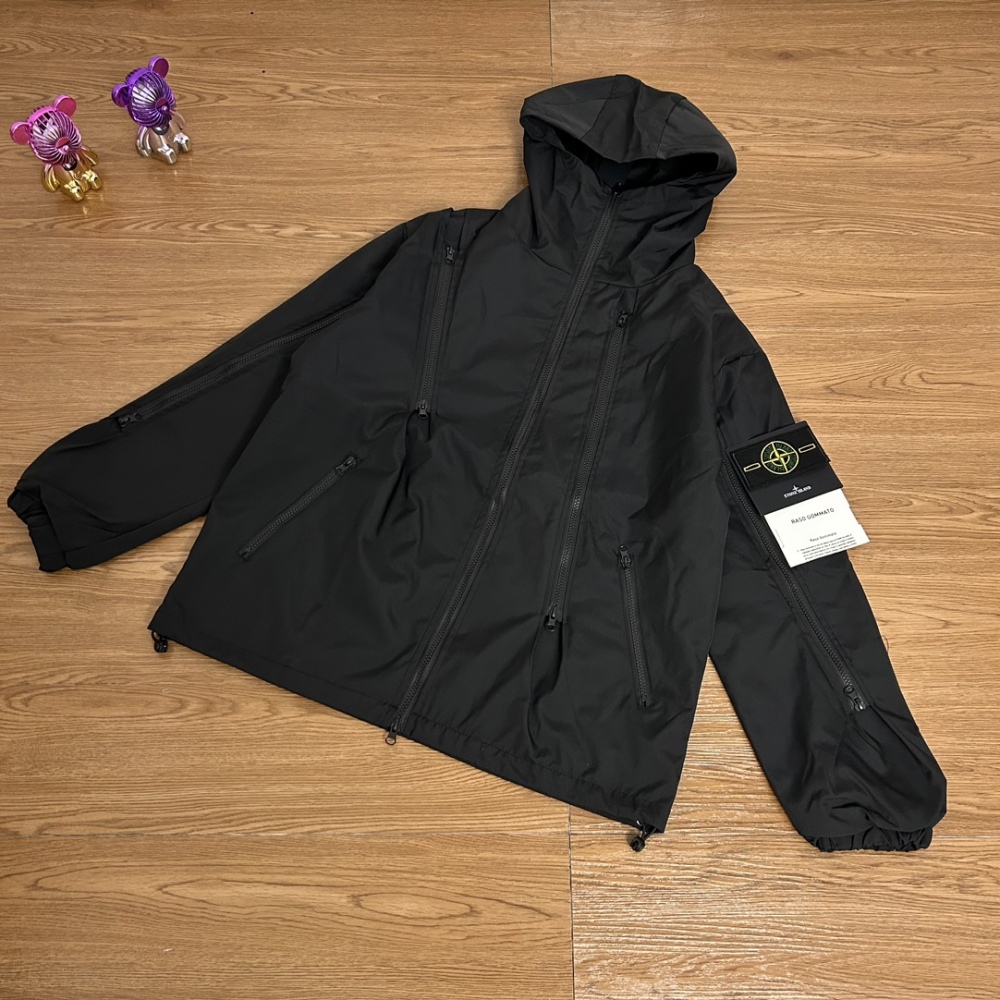 Stone Island  Zipper Function Outdoor Zipper Coat