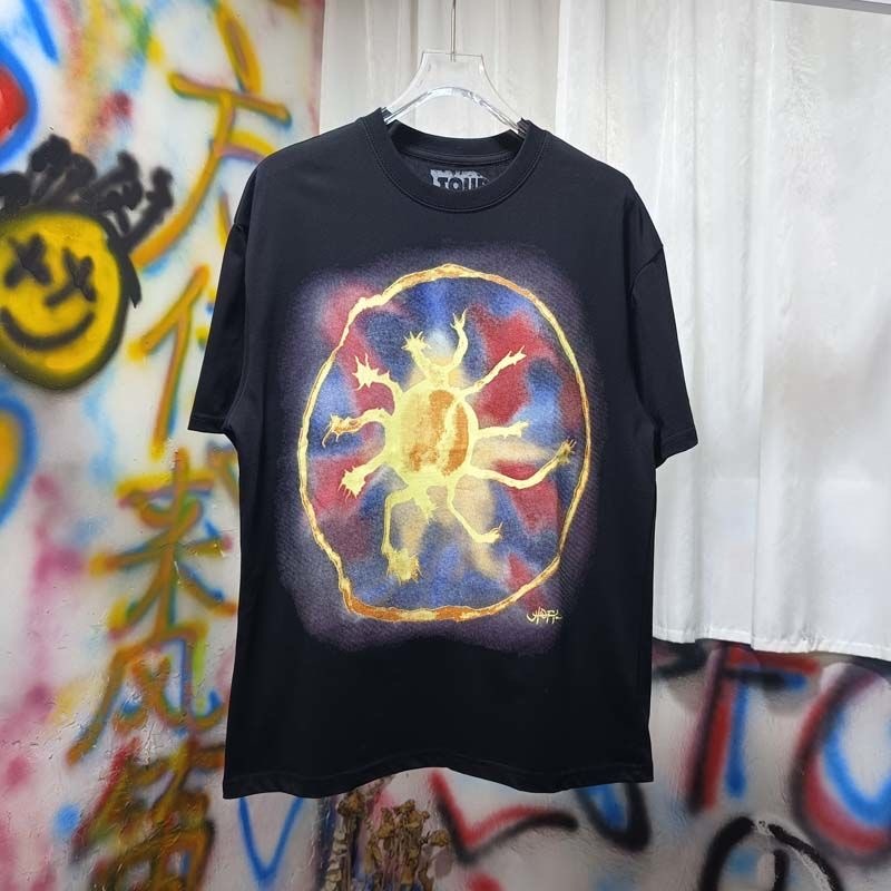 Travis Scott Exploding Sun Tee Black