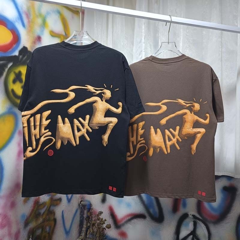 Travis Scott Flame Runner Tee Black Brown