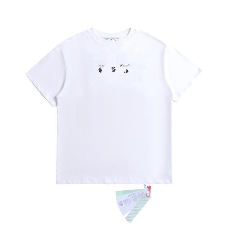 OW Back Step Arrow Tee Black White