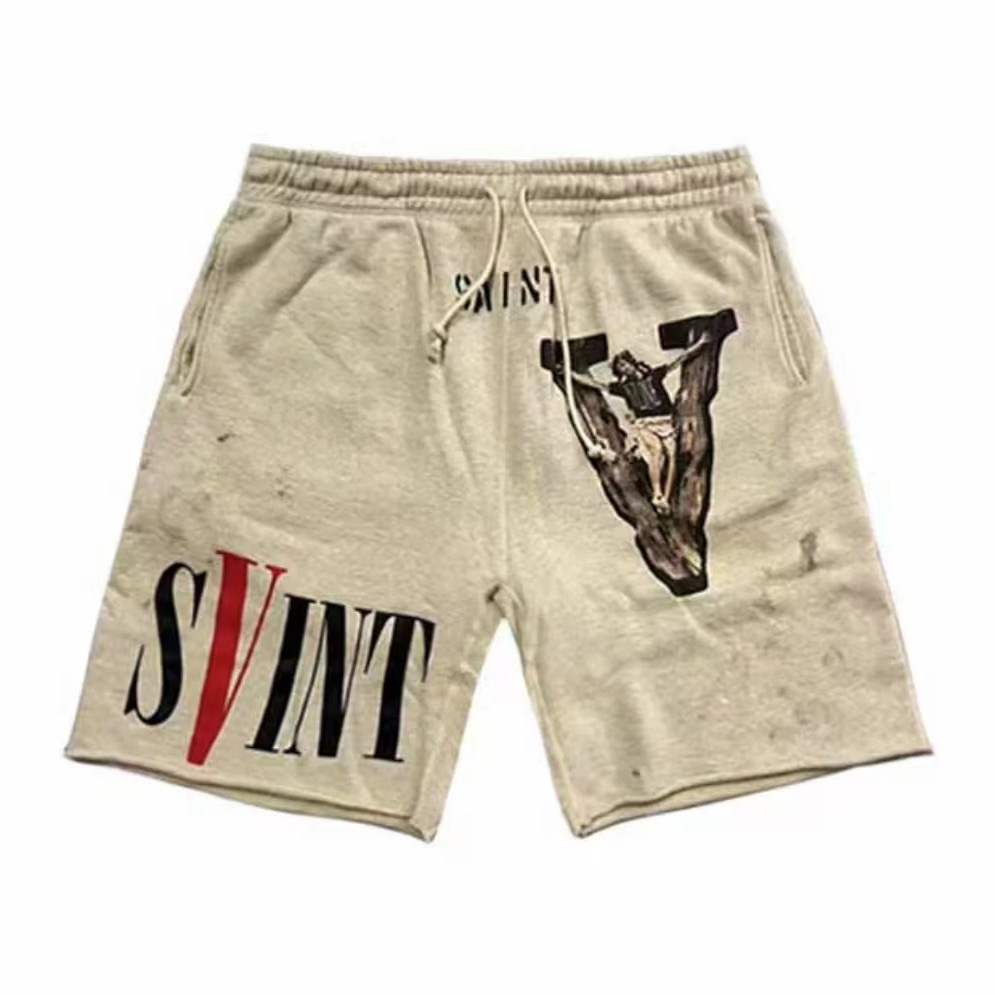 Saint Michael Vlone Shorts Beige