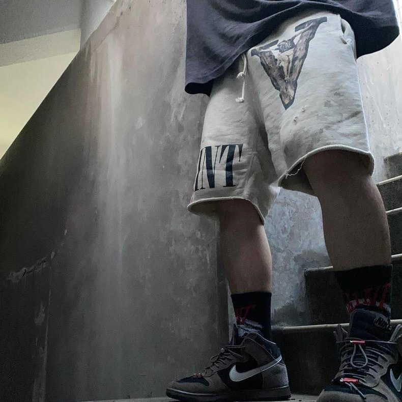 Saint Michael Vlone Shorts Beige